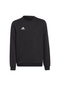 Adidas - Entrada 22 Sweat Top. Kolor: czarny. Materiał: materiał. Sport: piłka nożna #1