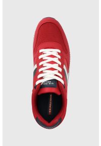 U.S. Polo Assn. sneakersy kolor czerwony. Zapięcie: sznurówki. Kolor: czerwony. Materiał: guma #5