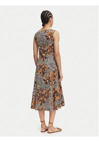 Weekend Max Mara Sukienka letnia Pausa 2615621082 Kolorowy Regular Fit. Materiał: bawełna. Wzór: kolorowy. Sezon: lato #5