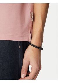 Just Cavalli Polo 78OAGT01 Różowy Regular Fit. Typ kołnierza: polo. Kolor: różowy. Materiał: bawełna #3