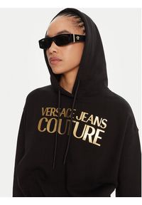 Versace Jeans Couture Bluza 79HAIT02 CF01T Czarny Regular Fit. Typ kołnierza: kołnierzyk włoski. Kolor: czarny. Materiał: bawełna #4