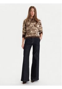 ViCOLO Sweter 55044F Brązowy Regular Fit. Kolor: brązowy. Materiał: syntetyk #4