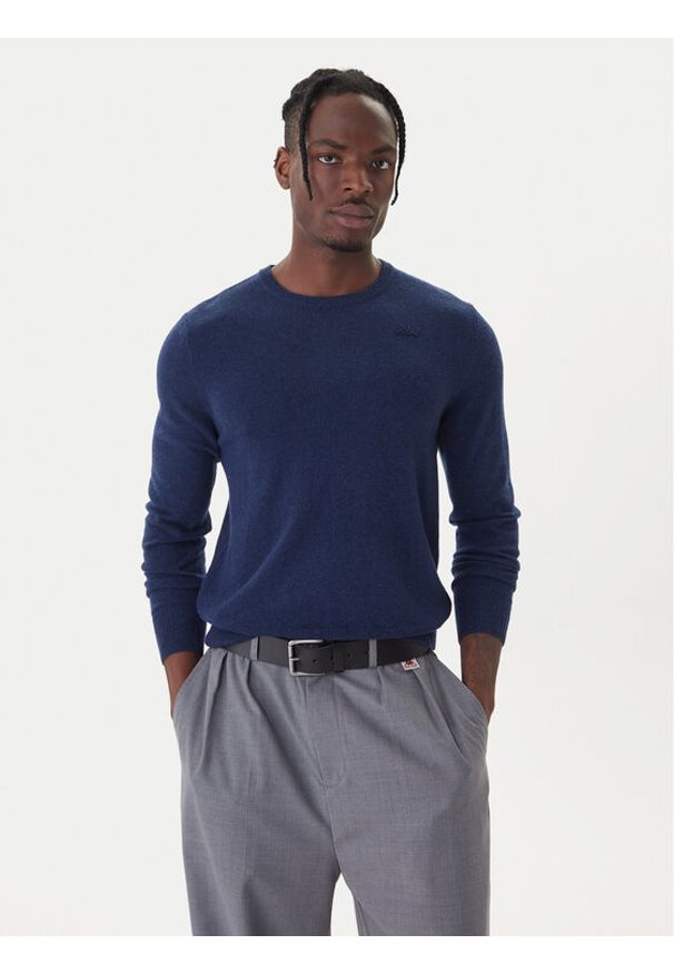 Robe di Kappa Sweter Lamb Bimberke 670477X Granatowy Regular Fit. Kolor: niebieski. Materiał: wełna