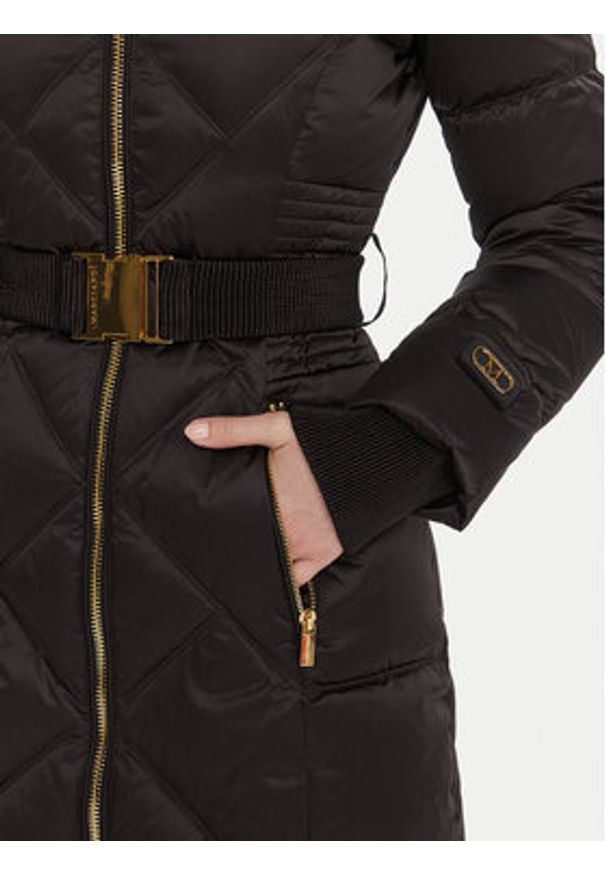 Marciano Guess Płaszcz zimowy 5BGL38 7374A Czarny Regular Fit. Kolor: czarny. Materiał: syntetyk. Sezon: zima