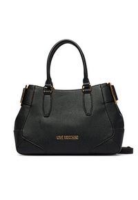 Love Moschino - LOVE MOSCHINO Torebka JC4097PP1PLT1000 Czarny. Kolor: czarny. Materiał: skórzane #4