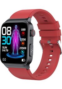WATCHMARK - Smartwatch Watchmark Cardio One Czerwony. Rodzaj zegarka: smartwatch. Kolor: czerwony #1