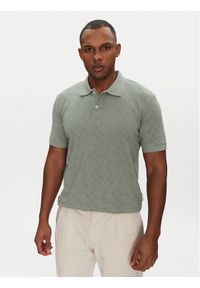 Selected Homme Polo Paul 16096767 Zielony Regular Fit. Typ kołnierza: polo. Kolor: zielony. Materiał: bawełna