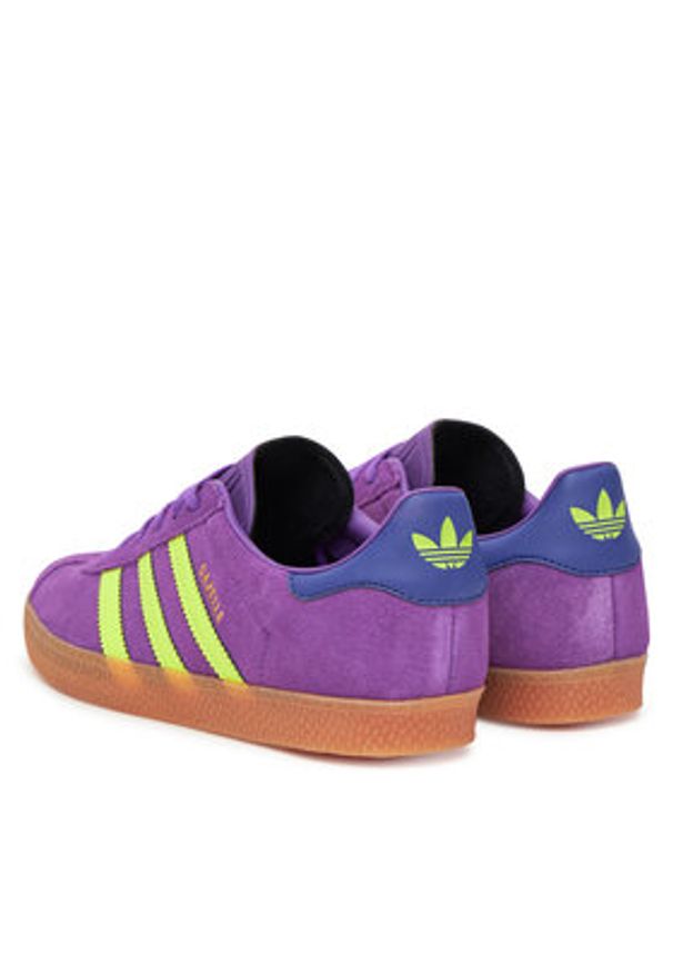 Adidas - adidas Sneakersy Gazelle JP7126 Fioletowy. Kolor: fioletowy. Materiał: zamsz, skóra. Model: Adidas Gazelle