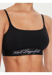 Karl Lagerfeld - KARL LAGERFELD Biustonosz top 240W2129 Czarny. Kolor: czarny. Materiał: bawełna #3