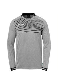 KEMPA - Dżersej z długim rękawem Kempa Wave 26. Kolor: szary, niebieski, wielokolorowy. Materiał: jersey. Długość rękawa: długi rękaw. Długość: długie. Sport: piłka ręczna #1