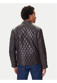 JOOP! Kurtka skórzana 17 Boys 1500150 80000851 Brązowy Regular Fit. Kolor: brązowy. Materiał: skóra #5