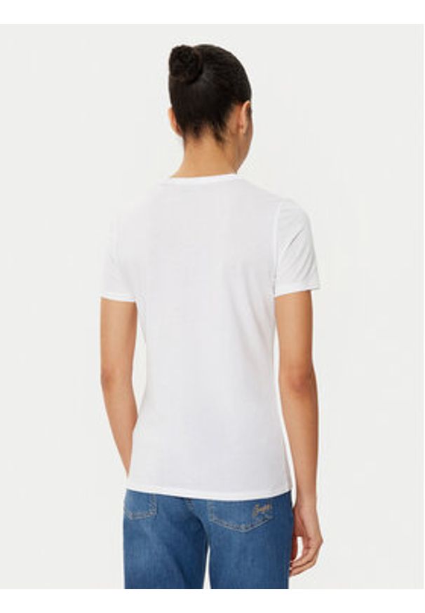 BOSS T-Shirt C_Elogo 50535322 Écru Regular Fit. Materiał: bawełna