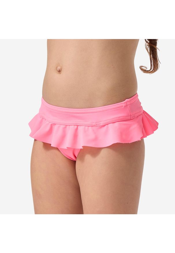 OLAIAN - Dół Kostiumu Kąpielowego Madi 100 Cuty Dla Dzieci. Kolor: różowy. Materiał: materiał, poliester, elastan