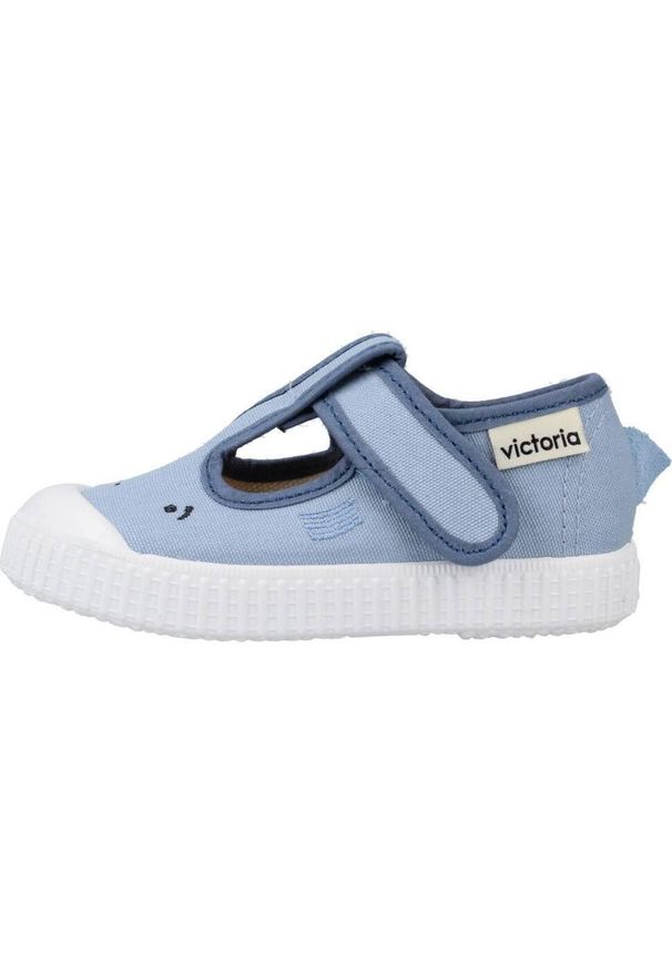 Kapcie VICTORIA 1366158N Niebieski. Okazja: na co dzień. Kolor: niebieski. Materiał: tkanina