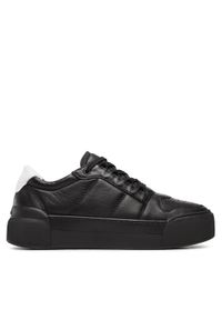 Vic Matié Sneakersy 1D8002U V02BLKT284 Czarny. Kolor: czarny. Materiał: skóra