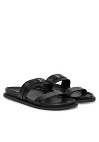 MICHAEL Michael Kors Klapki Mandy Flat Sandal 40S5MAFS2L Czarny. Kolor: czarny. Materiał: skóra #4