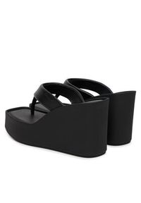 Calvin Klein Japonki Wedge 70 Sndl Thong Lth HW0HW02880 Czarny. Kolor: czarny. Materiał: skóra #5