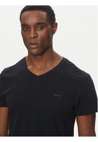 GANT - Gant Komplet 2 t-shirtów 900012018 Czarny Regular Fit. Kolor: czarny. Materiał: bawełna
