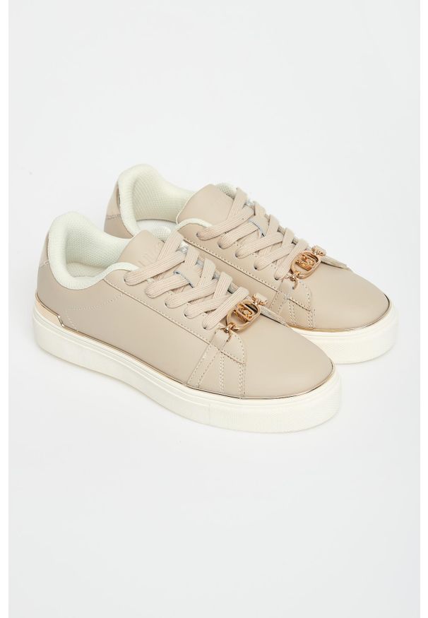 Liu Jo - Sneakersy damskie skórzane LIU JO. Materiał: skóra