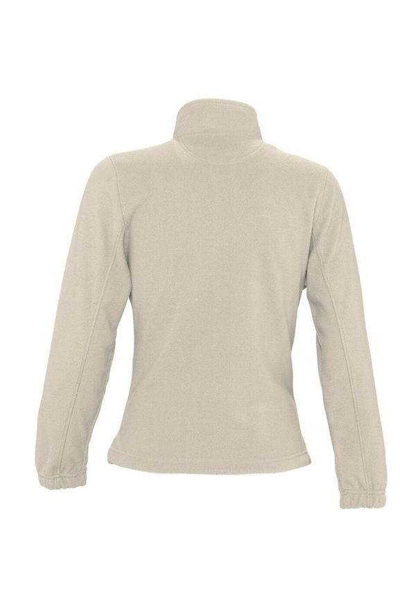 SOL'S - Damski Polar North Bluza Polarowa Na Zamek. Kolor: beżowy. Materiał: polar. Sezon: zima. Styl: sportowy