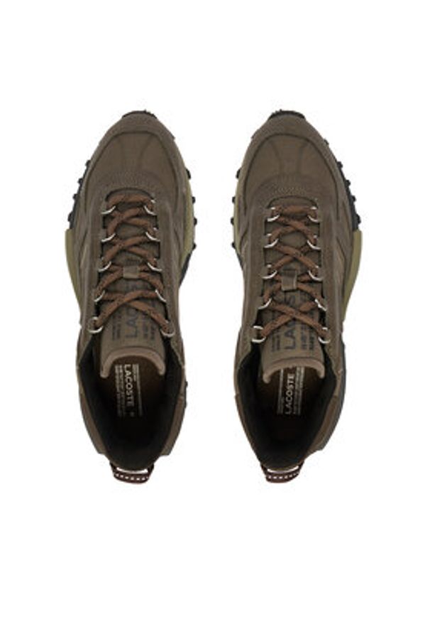 Lacoste Sneakersy Elite Active 7-50SMA0076 Brązowy. Kolor: brązowy. Materiał: skóra, zamsz