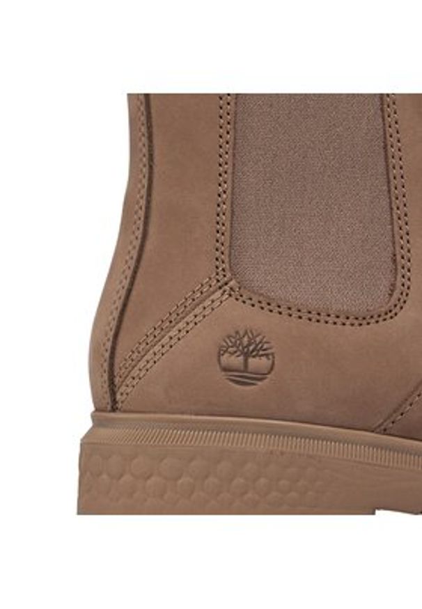 Timberland Sztyblety Cortina Valley Chelsea TB0A41EW9291 Beżowy. Kolor: beżowy. Materiał: nubuk, skóra