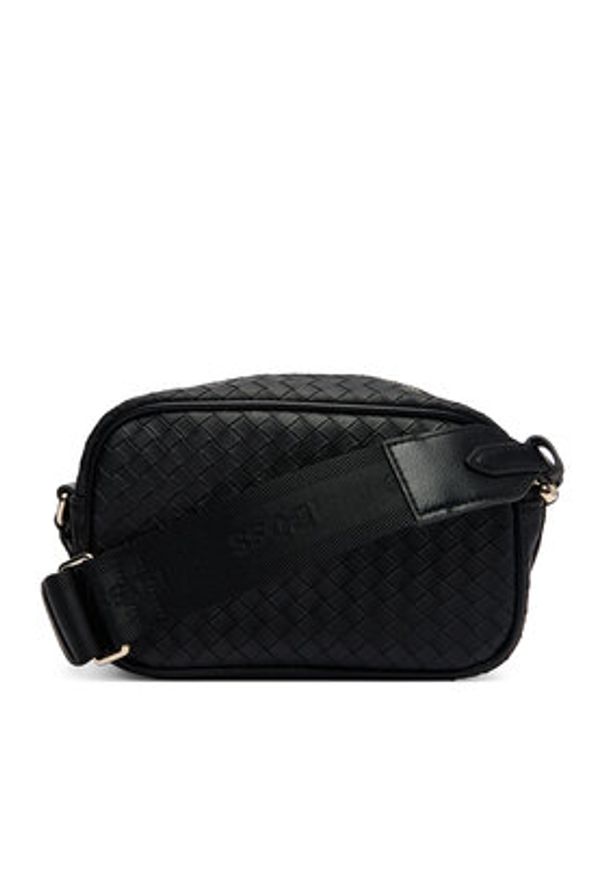 BOSS Torebka 50558012 Czarny. Kolor: czarny. Materiał: skórzane