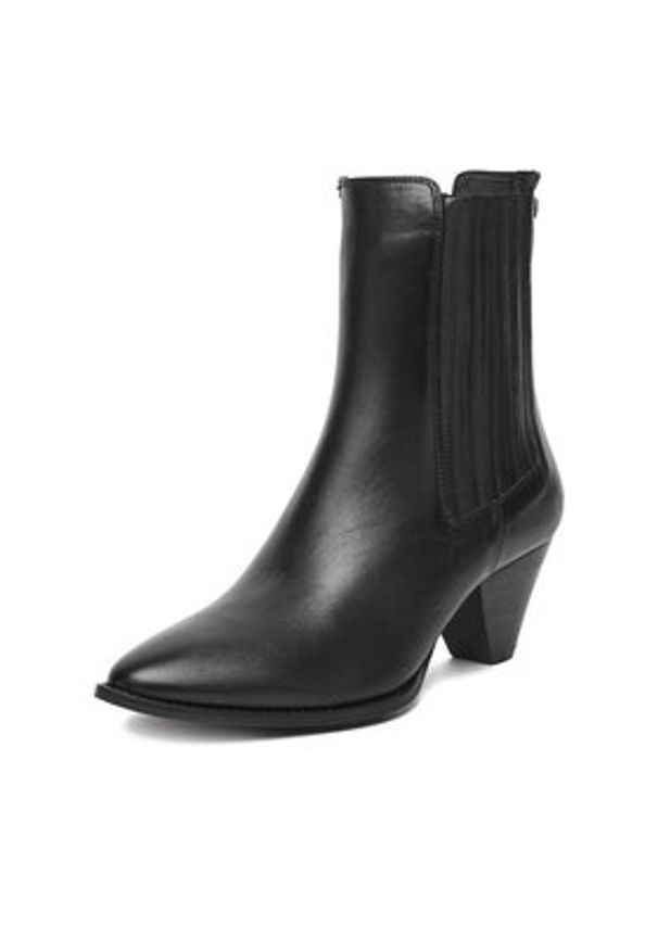 G-Star RAW - G-Star Raw Botki EO-ISIL-222FW87-1 Czarny. Kolor: czarny. Materiał: skóra