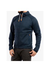 Fjällräven - Bluza z kapturem męska Fjallraven Ovik Fleece Hoodie. Typ kołnierza: kaptur. Kolor: niebieski