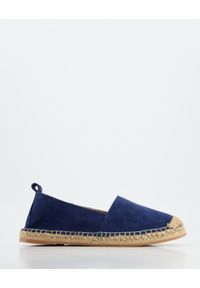 Venezia - ESPADRYLE DAMSKIE BEST 15 BLU. Materiał: syntetyk, zamsz, skóra. Obcas: na obcasie. Wysokość obcasa: średni