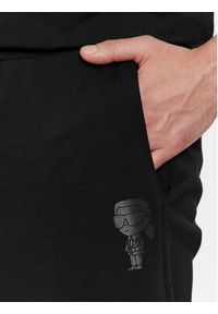 Karl Lagerfeld - KARL LAGERFELD Spodnie dresowe 705402 541900 Czarny Regular Fit. Kolor: czarny. Materiał: bawełna #3