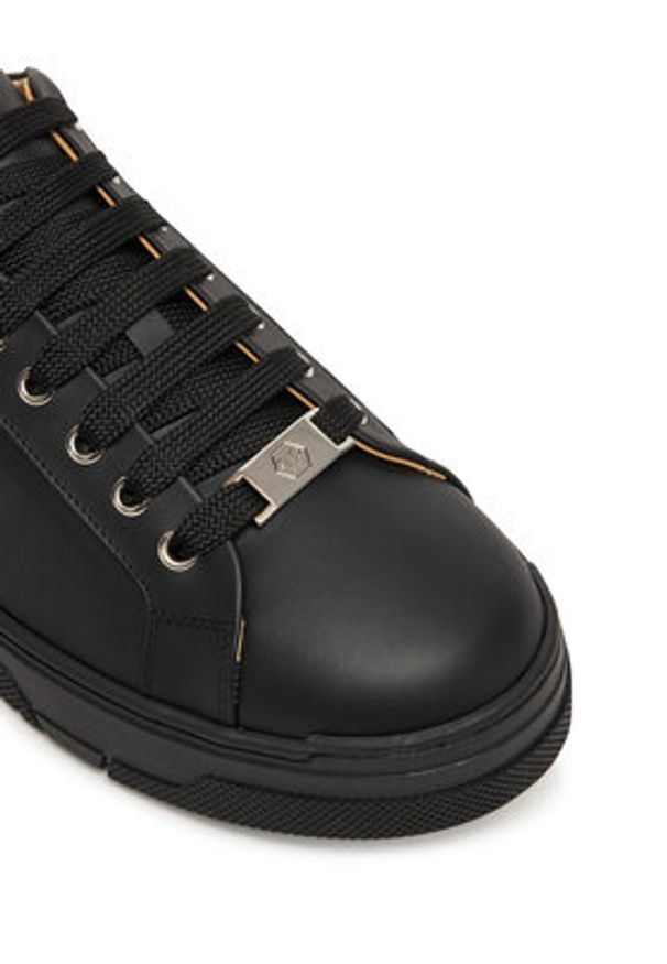 Philipp Plein - PHILIPP PLEIN Sneakersy PAES USC0722 PLE005N020 Czarny. Kolor: czarny. Materiał: skóra