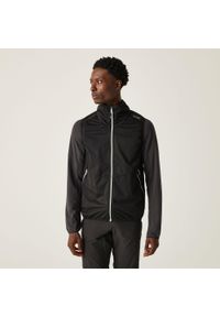 Regatta - Męska kamizelka bez rękawów - Lankin Vi. Kolor: czarny. Materiał: materiał, softshell. Długość rękawa: bez rękawów. Sport: turystyka piesza #1