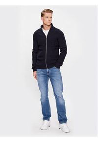 Jack & Jones - Jack&Jones Sweter 12236323 Granatowy Regular Fit. Kolor: niebieski. Materiał: bawełna, syntetyk #2