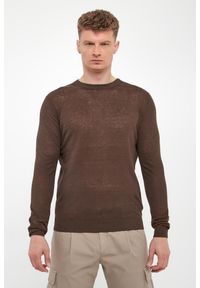 Aeronautica Militare - Sweter męski lniany AERONAUTICA MILITARE. Materiał: len #4