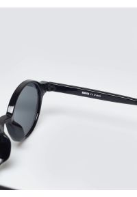 Big-Star - Okulary przeciwsłoneczne damskie czarne Narani 906. Kształt: okrągłe. Kolor: czarny #3