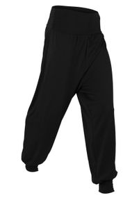 Spodnie "wellness" haremki, długie, Level 1 bonprix czarny. Kolor: czarny. Materiał: materiał. Długość: długie #1