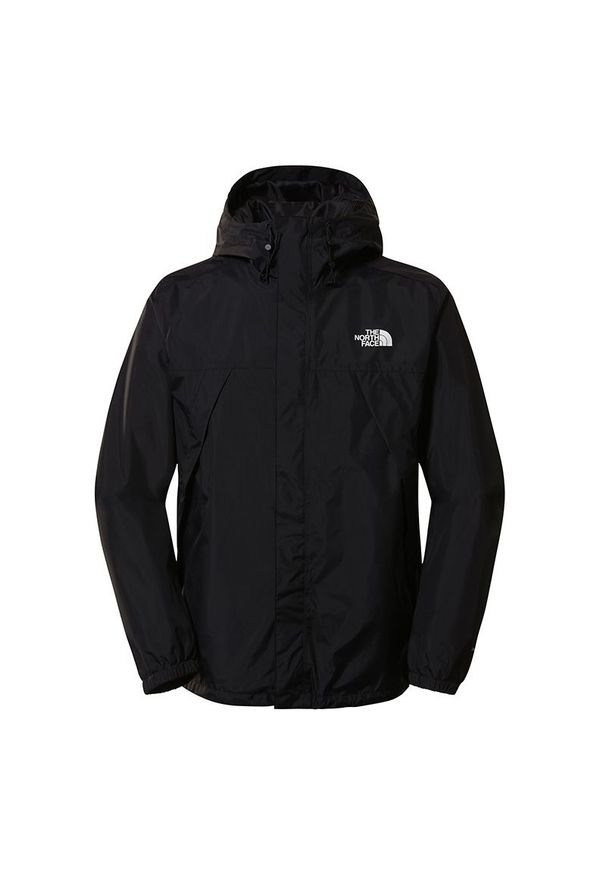Kurtka The North Face Antora 0A7QEY4H01 - czarna. Typ kołnierza: kaptur. Kolor: czarny. Materiał: materiał, nylon. Styl: klasyczny, sportowy