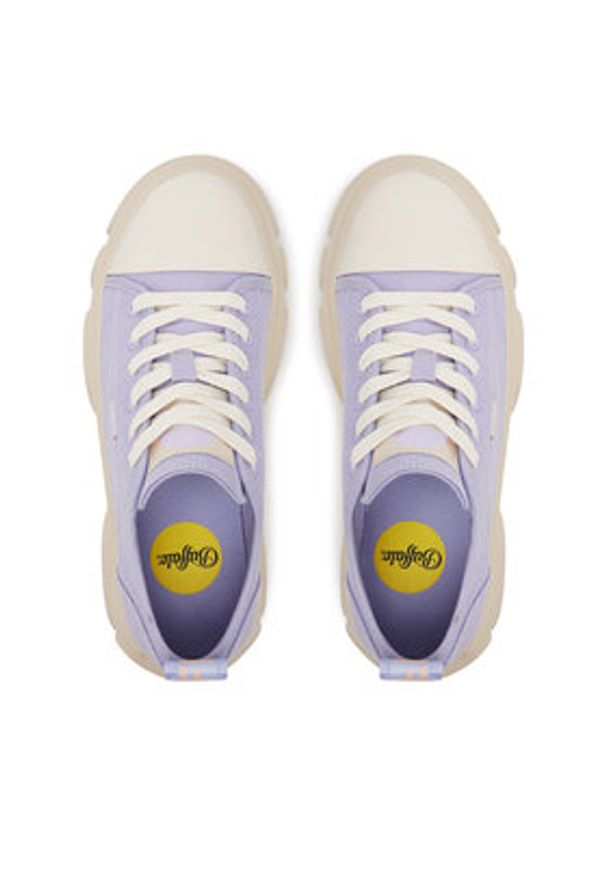 Buffalo Sneakersy 1636324 Fioletowy. Kolor: fioletowy. Materiał: materiał