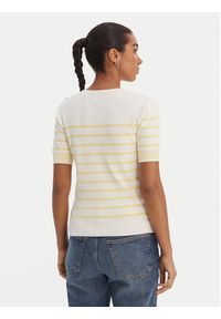 Morgan Sweter 251-MTERI Żółty Slim Fit. Kolor: żółty. Materiał: wiskoza #3