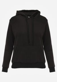 Renee - Czarna Bluza z Kapturem Corbetes. Typ kołnierza: kaptur. Kolor: czarny. Materiał: prążkowany, polar, tkanina, dresówka. Długość rękawa: długi rękaw. Długość: długie. Wzór: jednolity, gładki #5