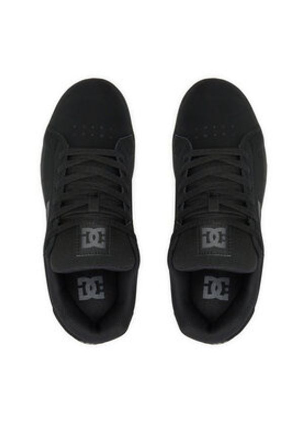 DC Sneakersy Gaveler ADYS100536 Czarny. Kolor: czarny. Materiał: skóra