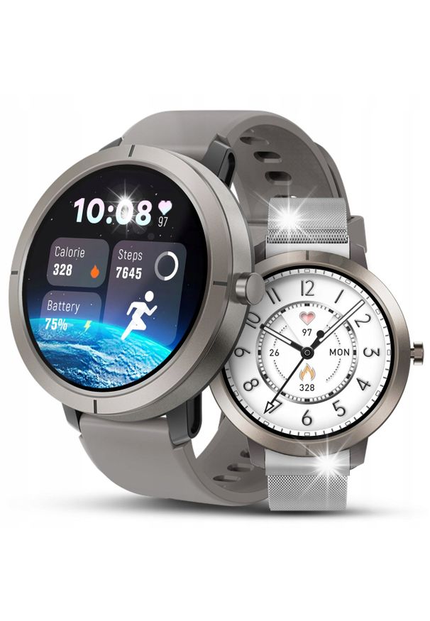 Smartwatch JG Smart SMARTWATCH DAMSKI Z GPS MENU PL ROZMOWY PULS SPORT WODOODPORNY SMART WATCH. Rodzaj zegarka: smartwatch. Styl: sportowy