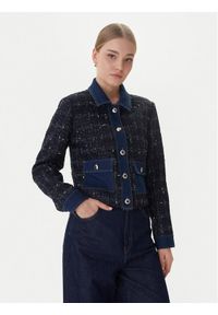 Morgan Marynarka 261-VINCA Granatowy Regular Fit. Kolor: niebieski. Materiał: syntetyk #1