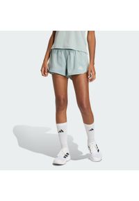 Adidas - Szorty Pacer Workout Woven 2in1. Kolor: zielony. Technologia: ClimaCool (Adidas). Sport: fitness #1