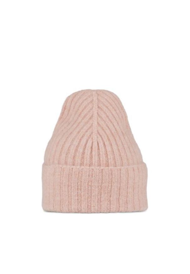 Buff - Czapka BUFF KNITTED BEANIE NILAH PEACH BEIGE. Kolor: pomarańczowy. Sezon: zima. Styl: sportowy