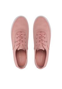 TOMMY HILFIGER - Tommy Hilfiger Tenisówki Essential Kesha Lace Sneaker FW0FW06955 Różowy. Kolor: różowy. Materiał: materiał