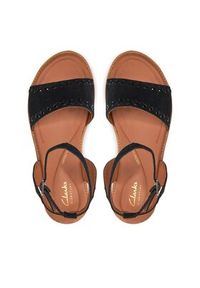 Clarks Sandały Maritime May 26176290 Czarny. Kolor: czarny. Materiał: skóra, zamsz #2