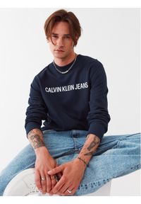 Calvin Klein Jeans Bluza J30J307757402 Granatowy Regular Fit. Kolor: niebieski. Materiał: bawełna #1