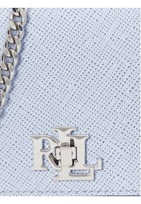 Lauren Ralph Lauren - LAUREN RALPH LAUREN Torebka 432966784003 Błękitny. Kolor: niebieski. Materiał: skórzane #4